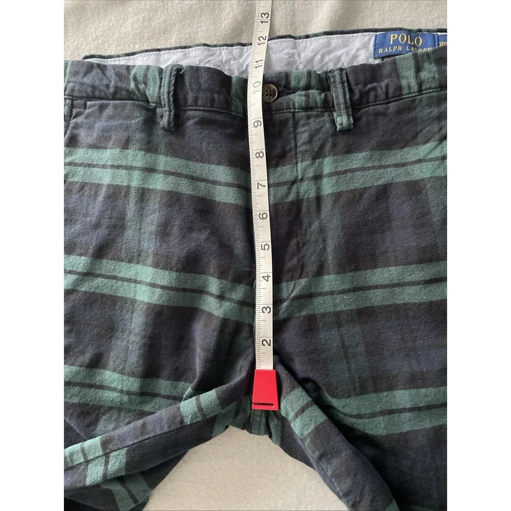 Polo Ralph Lauren Trousers Mens Size W32 L32 Blackwatch Tartan‎ Plaid 7oz Twill